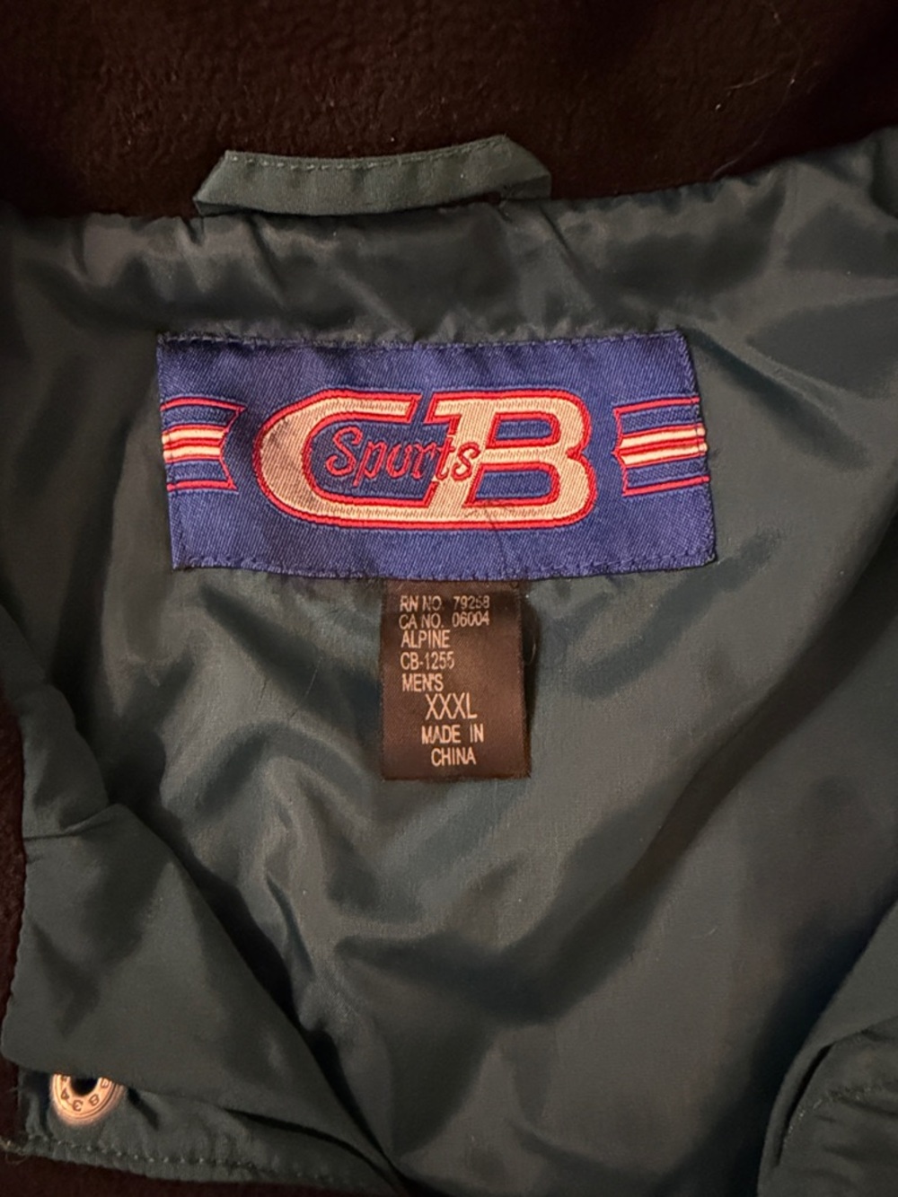 Vintage CB Sports Anorak Jacket XXXL Green Black Pullover Hooded - Picture 4 of 12